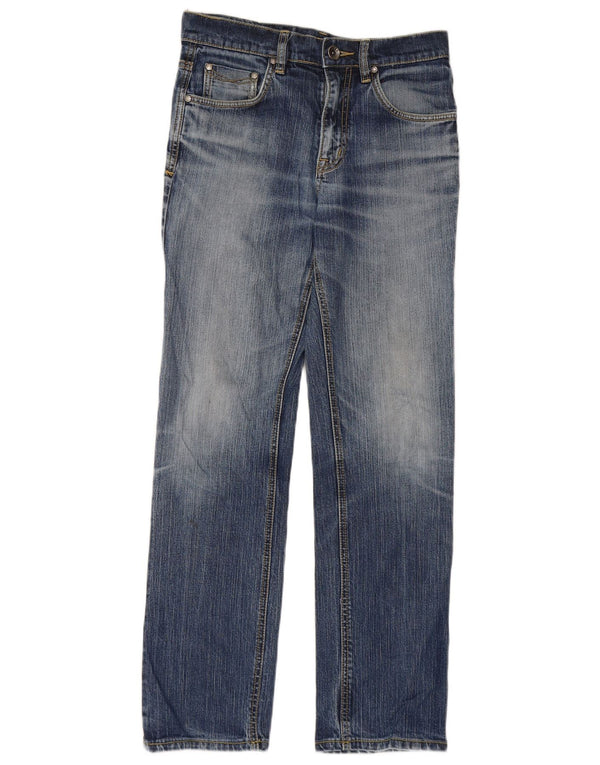 Rifle Womens Straight Jeans W30 L29 Blue Cotton