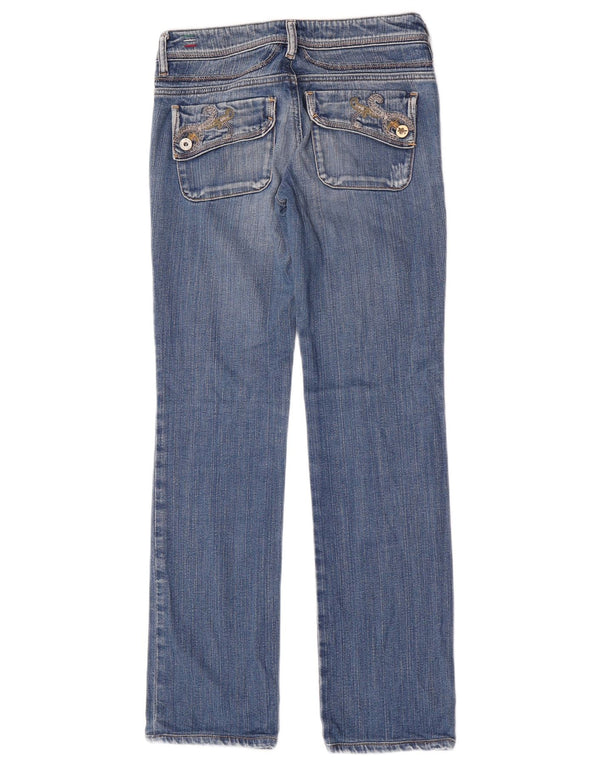 Diesel Jean Droit Muze Femme W27 L30 Bleu Coton