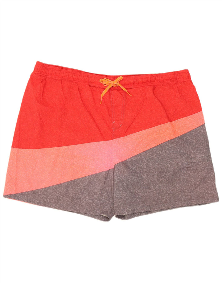 Nike Short de bain pour homme 2XL Multicolore Colourblock Polyester