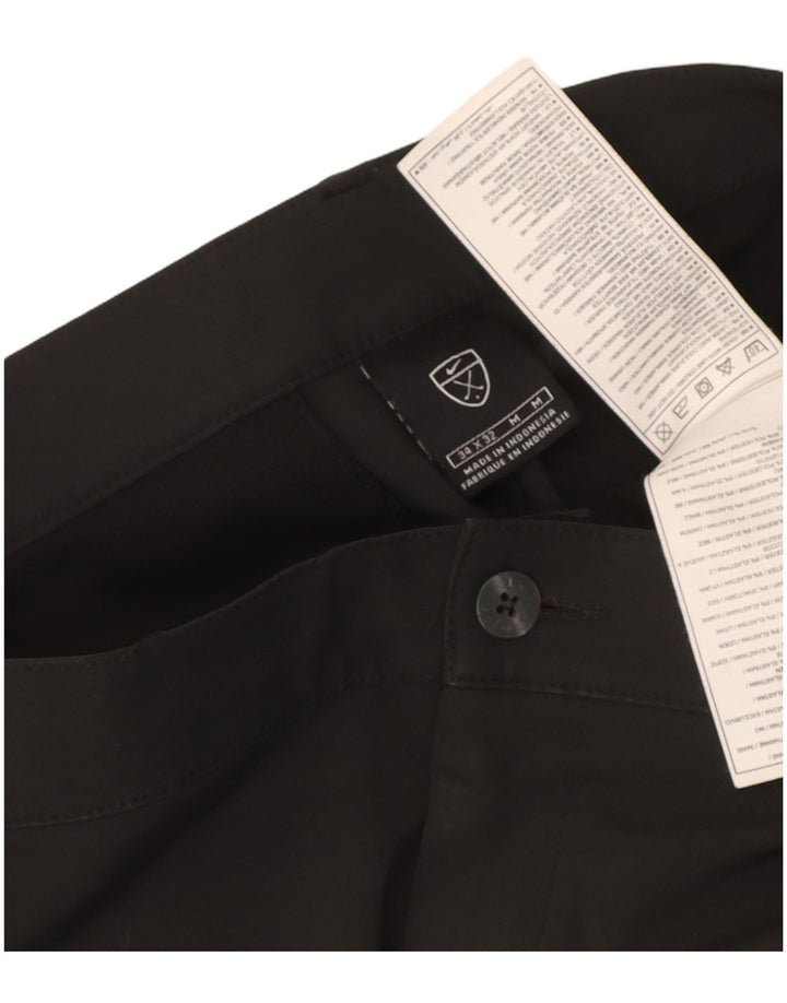 Nike Pantalon chino droit pour homme W34 L32 Noir Polyester