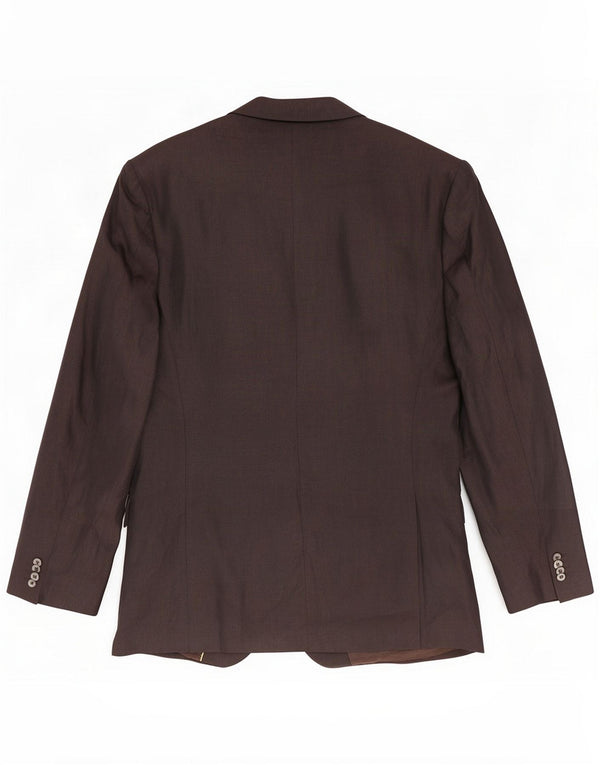 Massimo Dutti Veste Blazer 3 Boutons Homme EU 56 XL Lin Marron