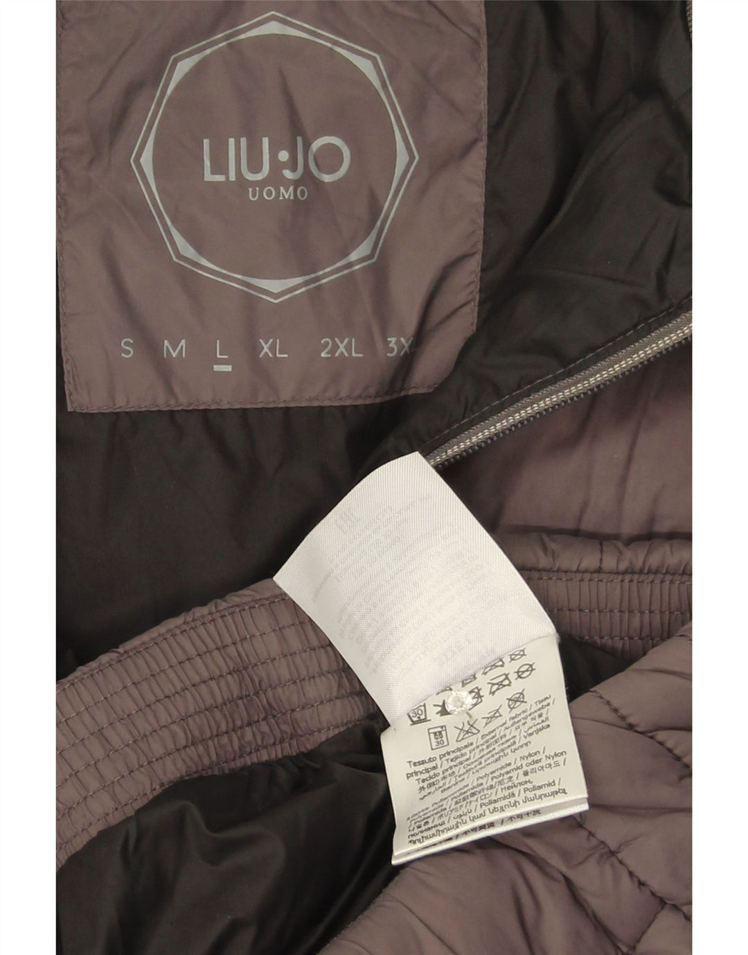 Liu Jo Veste matelassée pour homme UK 40 Large Gris Polyamide