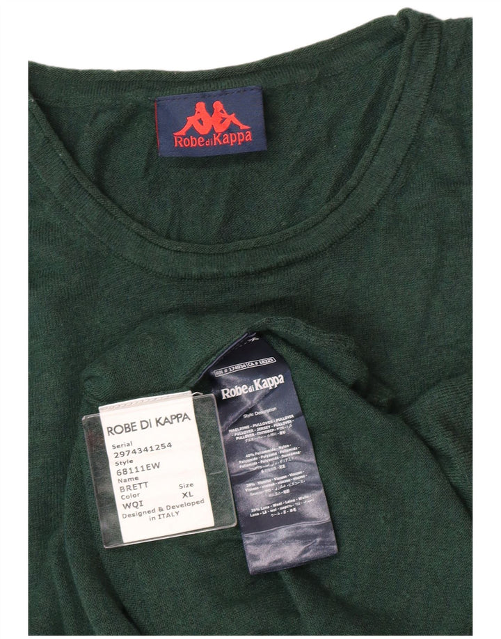 Kappa Pull Col Rond Homme XL Vert Polyamide