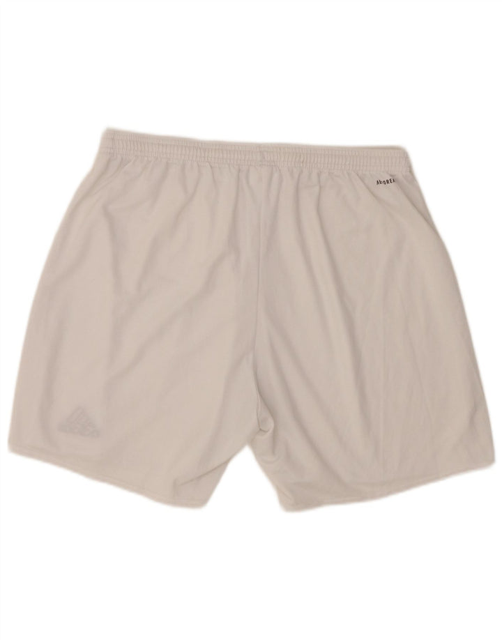 Adidas Short de sport Aeroready pour homme XL Blanc Polyester