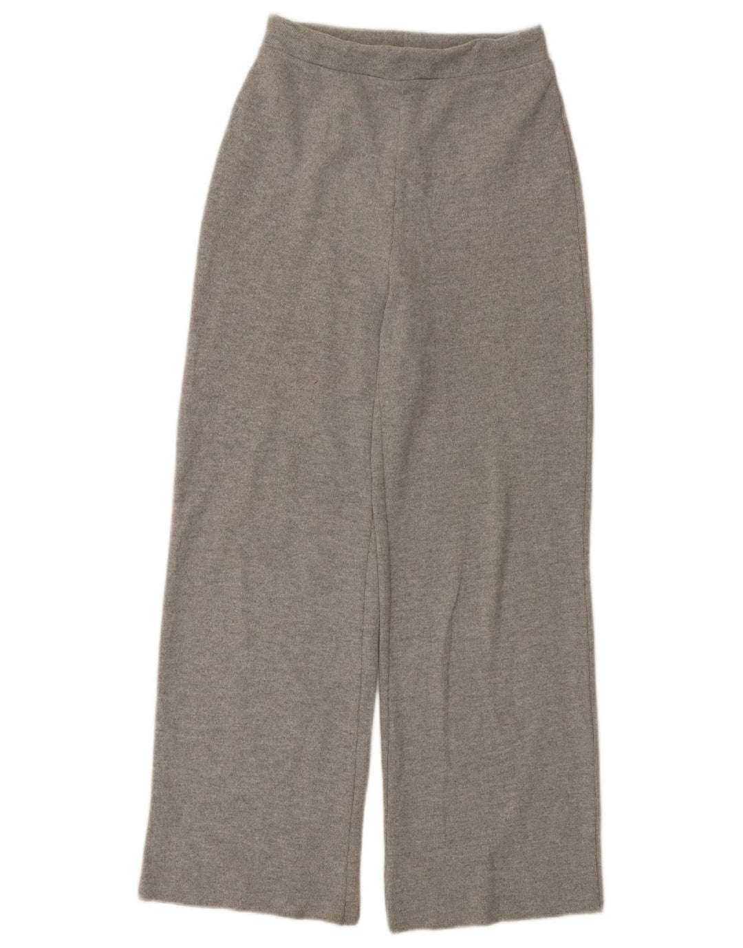 Zara Pantalon De Survêtement Femme UK 8 Small Gris Moucheté Polyester