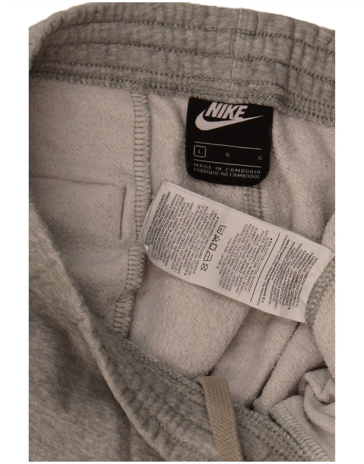 Nike Pantalon de survêtement pour homme en coton gris Taille L
