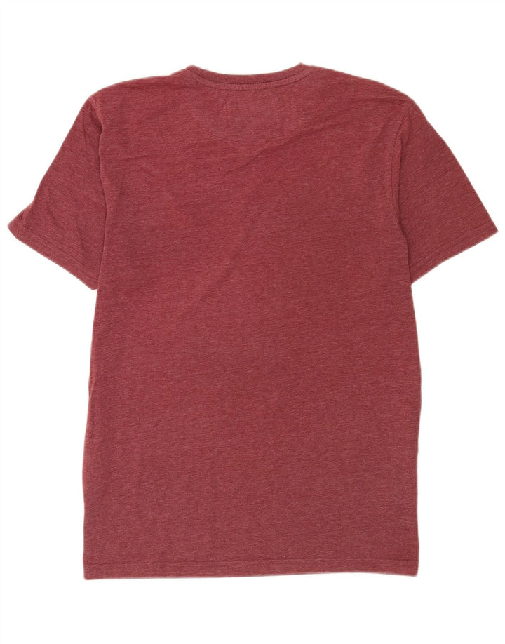 Lyle & Scott T-Shirt Homme Haut Large Bordeaux Polyester