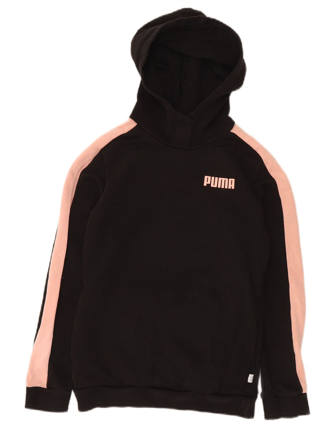 PUMA Sweat à capuche fille 11-12 ans Noir Colourblock Coton