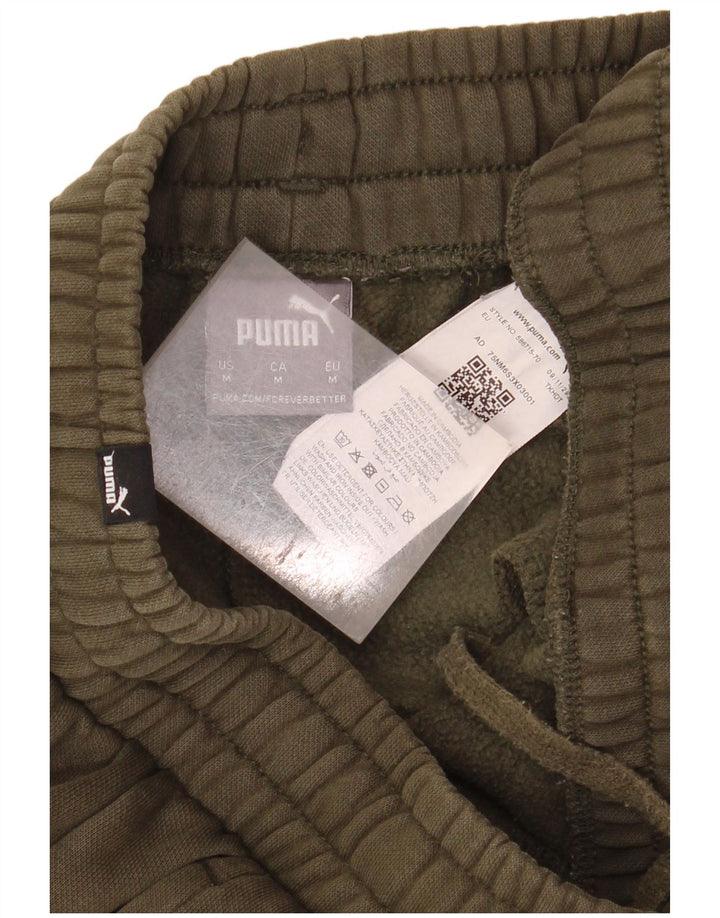 Puma Pantalon de Survêtement Joggers Homme Kaki Moyen Coton