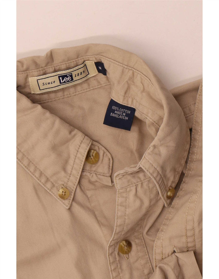 Lee Chemise Homme Coton Beige Moyen
