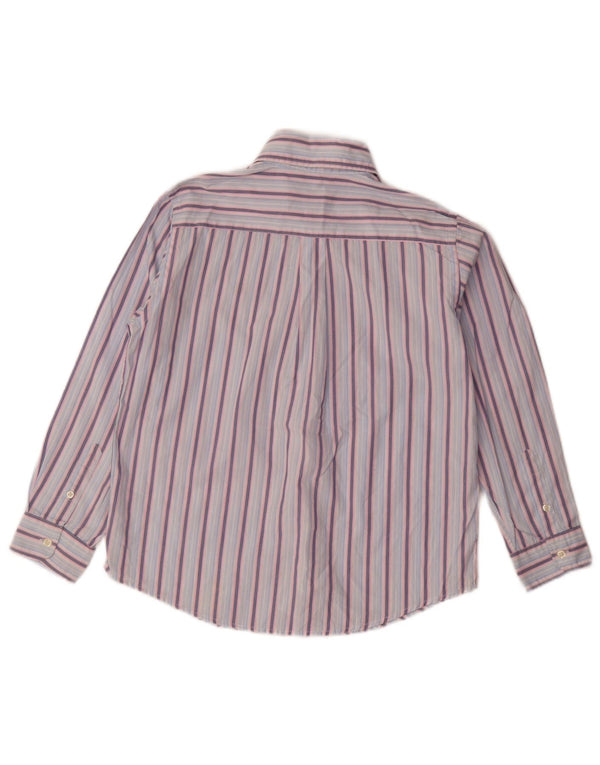 Chemise Benetton Garçon 8-9 ans Coton rayé bleu moyen