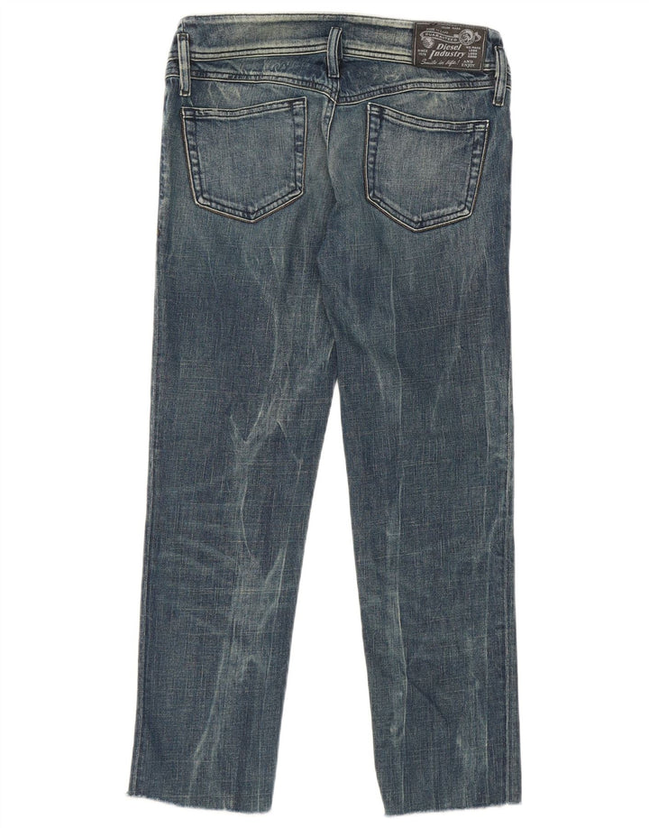 Diesel Jean Droit Matic Femme W29 L27 Bleu Coton