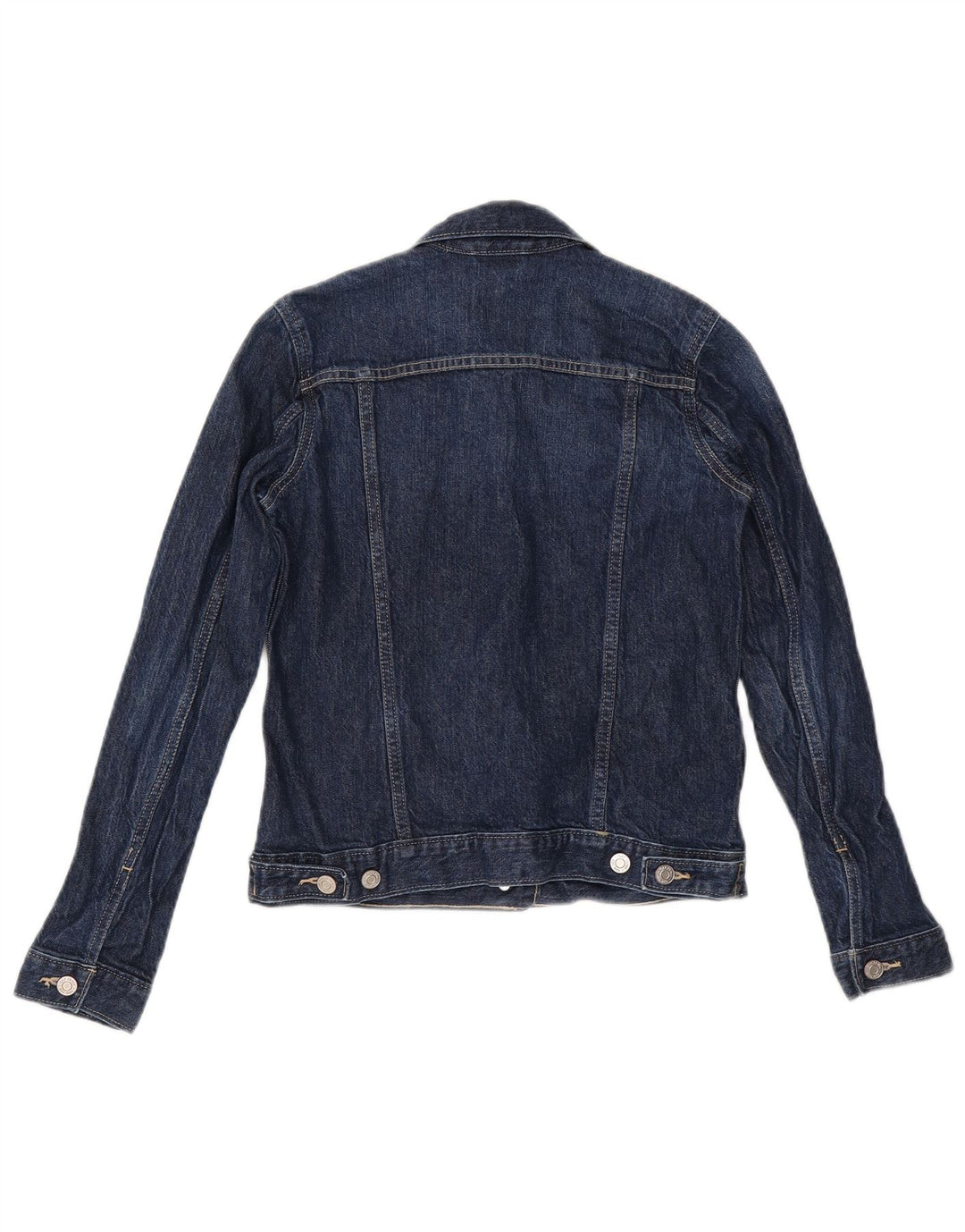 GAP Veste en Jean Femme UK 6 XS Bleu Marine Coton