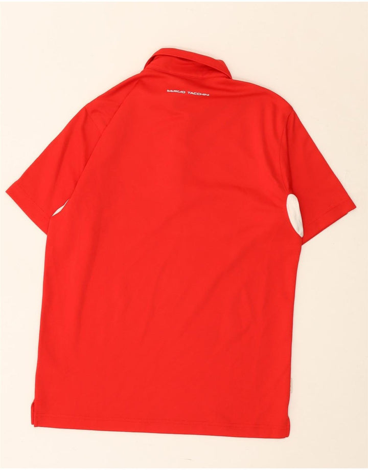 SERGIO TACCHINI Polo Garçon 13-14 ans XL Rouge Colourblock Polyester