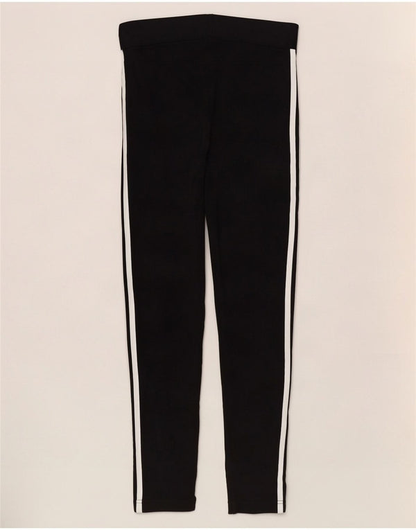 Adidas Leggings Femme UK 12/14 Coton Noir Moyen