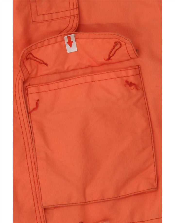 veste de ski vintage filles 11-12 ans nylon orange