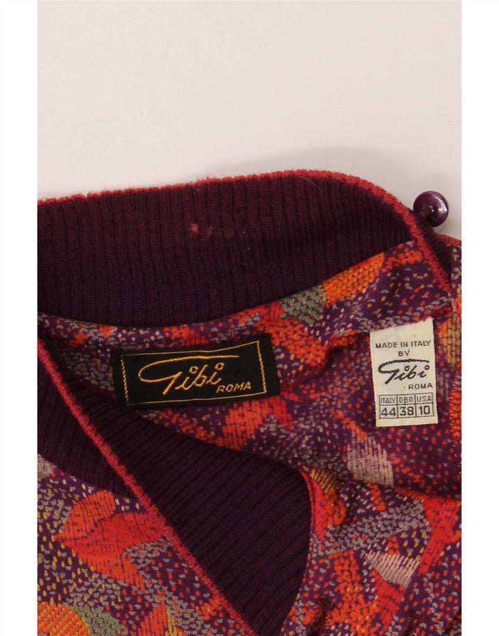 GIBI Womens Abstract Pattern Jumper Dress IT 44 Medium Multicoloured Vintage Gibi and Second-Hand Gibi from Messina Hembry 