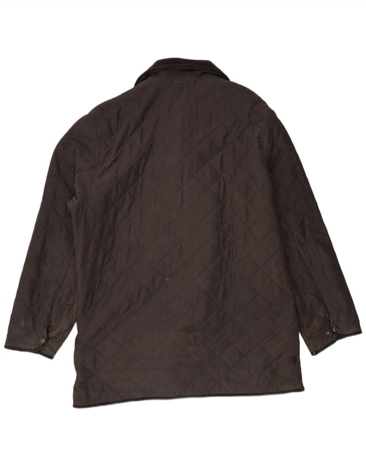 Barbour Veste matelassée pour homme UK 42 XL Marron Polyester