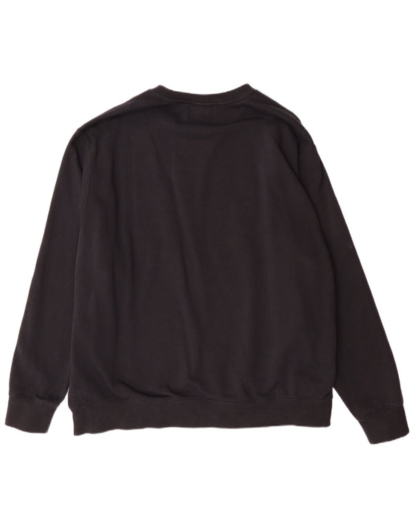 Nike Sweat-shirt pour homme en coton noir 3XL