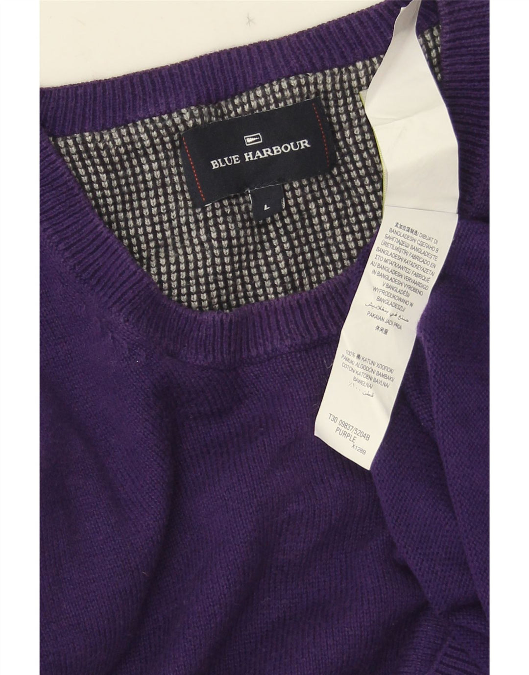 Marks & Spencer Pull à col rond bleu Harbour pour homme, grand violet