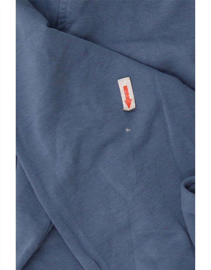 Marks & Spencer Sweat-shirt pour femme UK 14 Bleu moyen Coton