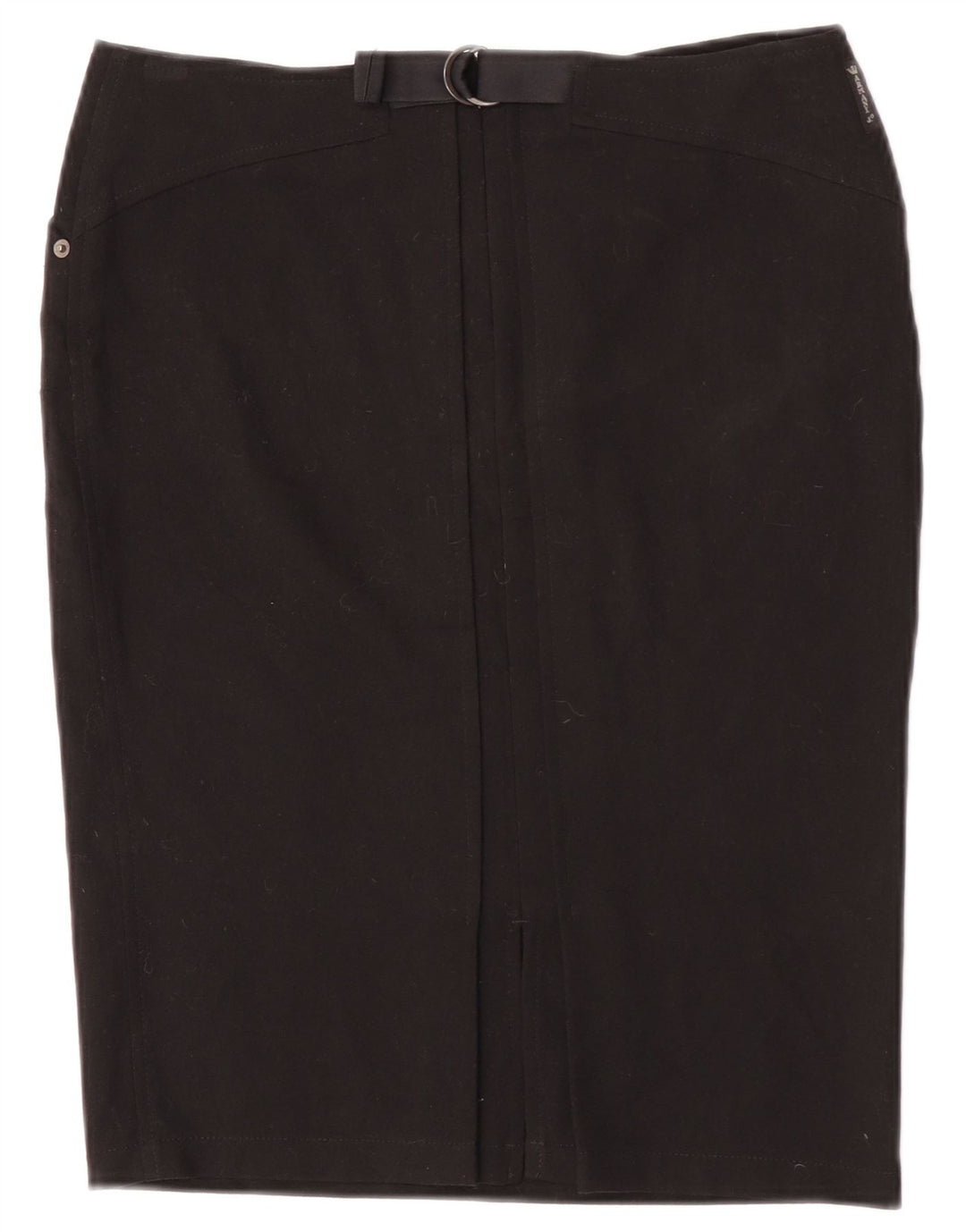 Jupe crayon Armani Femme UK 12 Medium W30 Noir Polyester