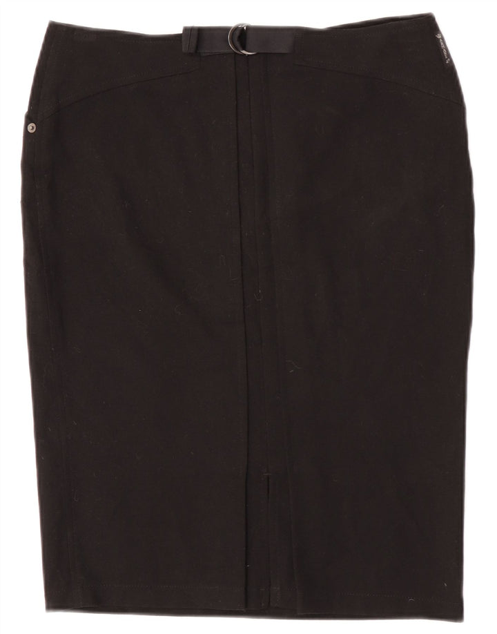 Jupe crayon Armani Femme UK 12 Medium W30 Noir Polyester