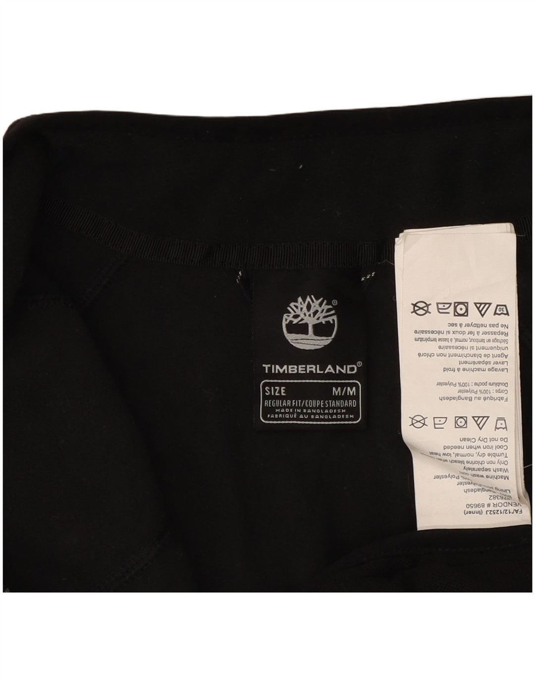 TIMBERLAND Veste polaire coupe régulière pour femme UK 14 Noir moyen Polyester