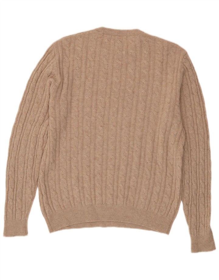 JACK WILLS Pull à col rond The Marlow pour homme, grand beige
