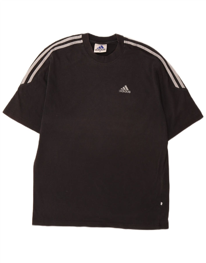 Adidas T-Shirt Homme Haut Noir Moyen Coton