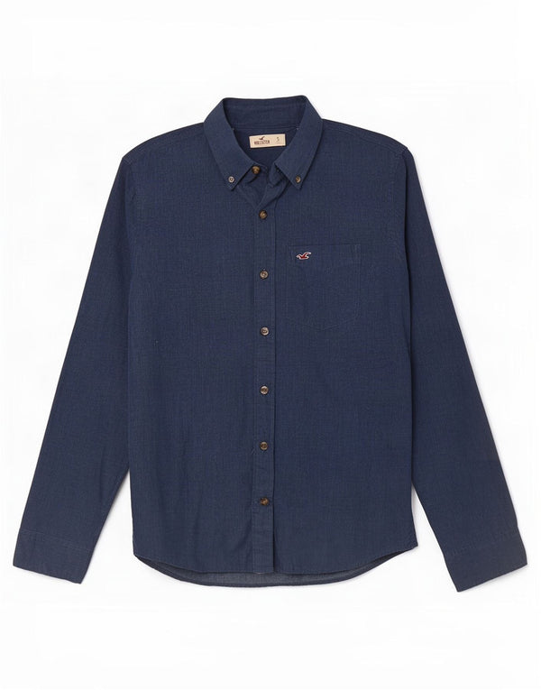 Hollister Chemise Homme Small Bleu Marine Coton