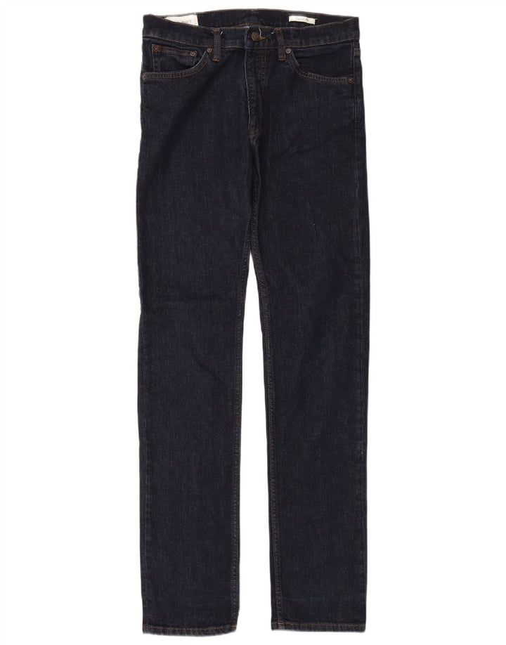 Gant Jean droit coupe droite W32 L34 bleu marine en coton pour homme