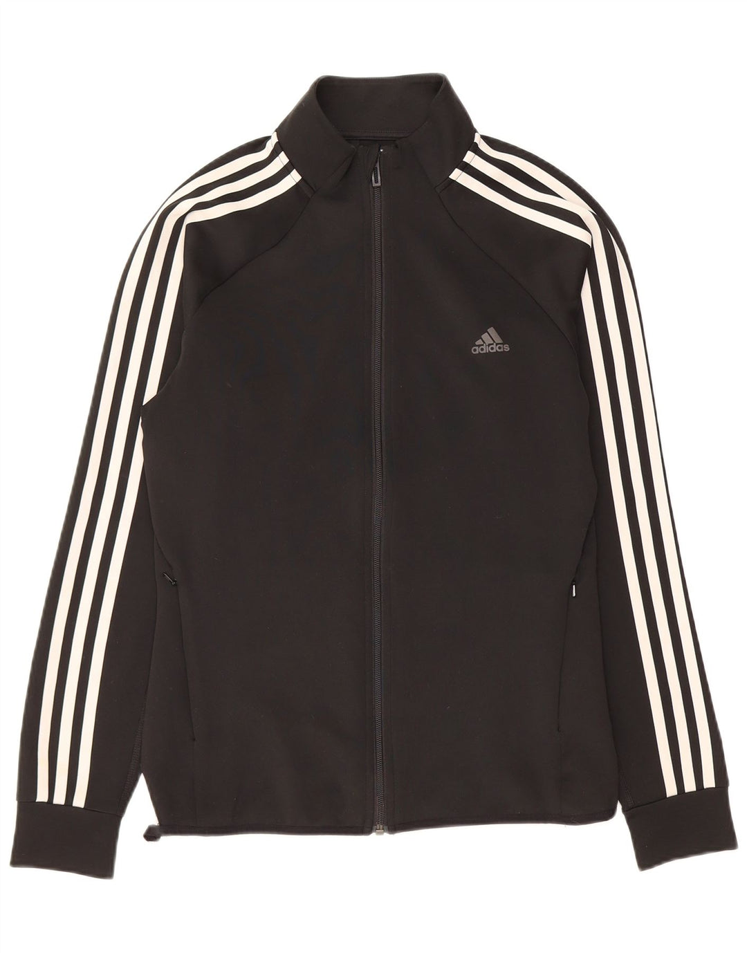 ADIDAS Veste de survêtement Climalite pour femme UK 12/14 Noir moyen