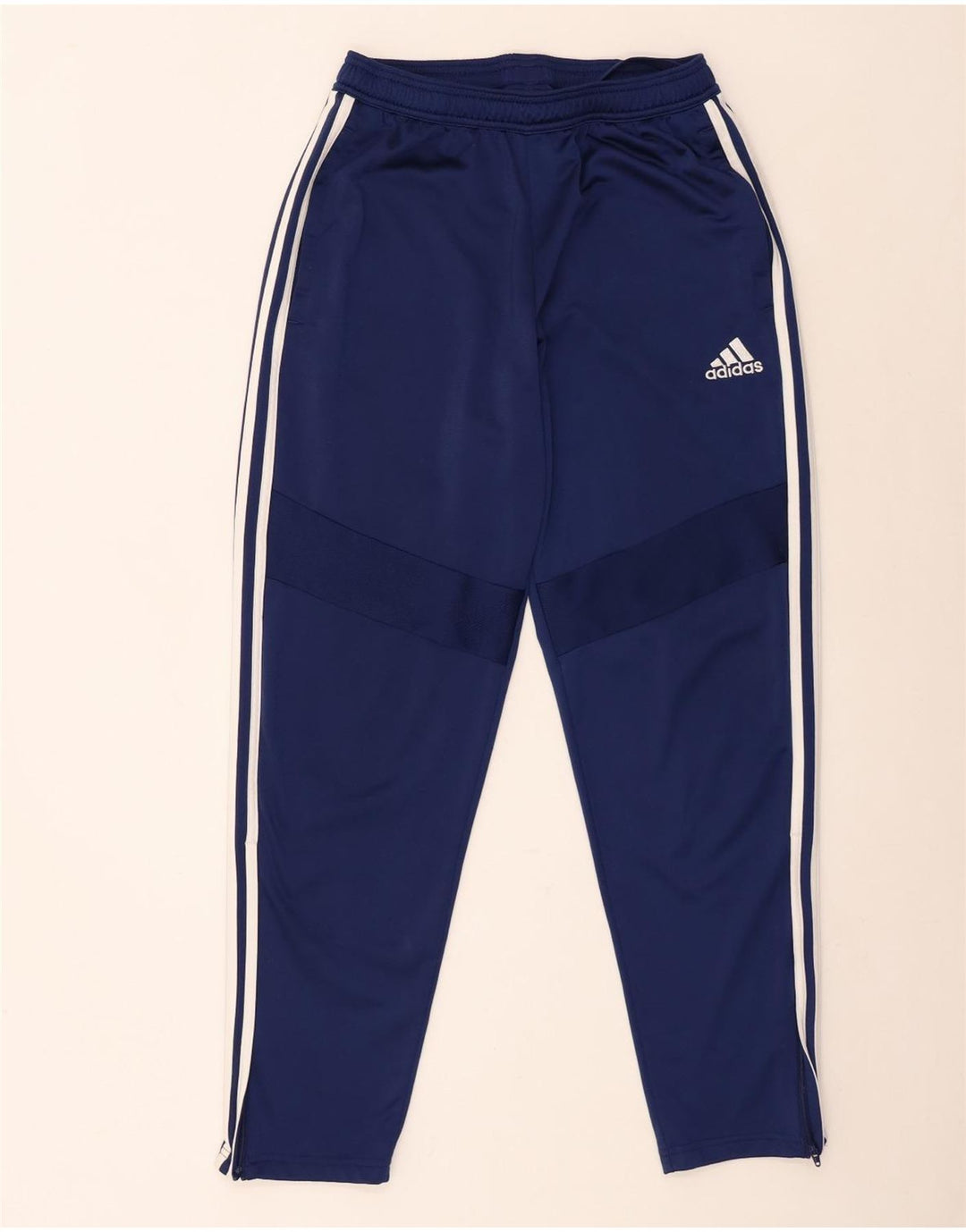 Adidas Pantalon de survêtement pour homme Bleu marine moyen Polyester