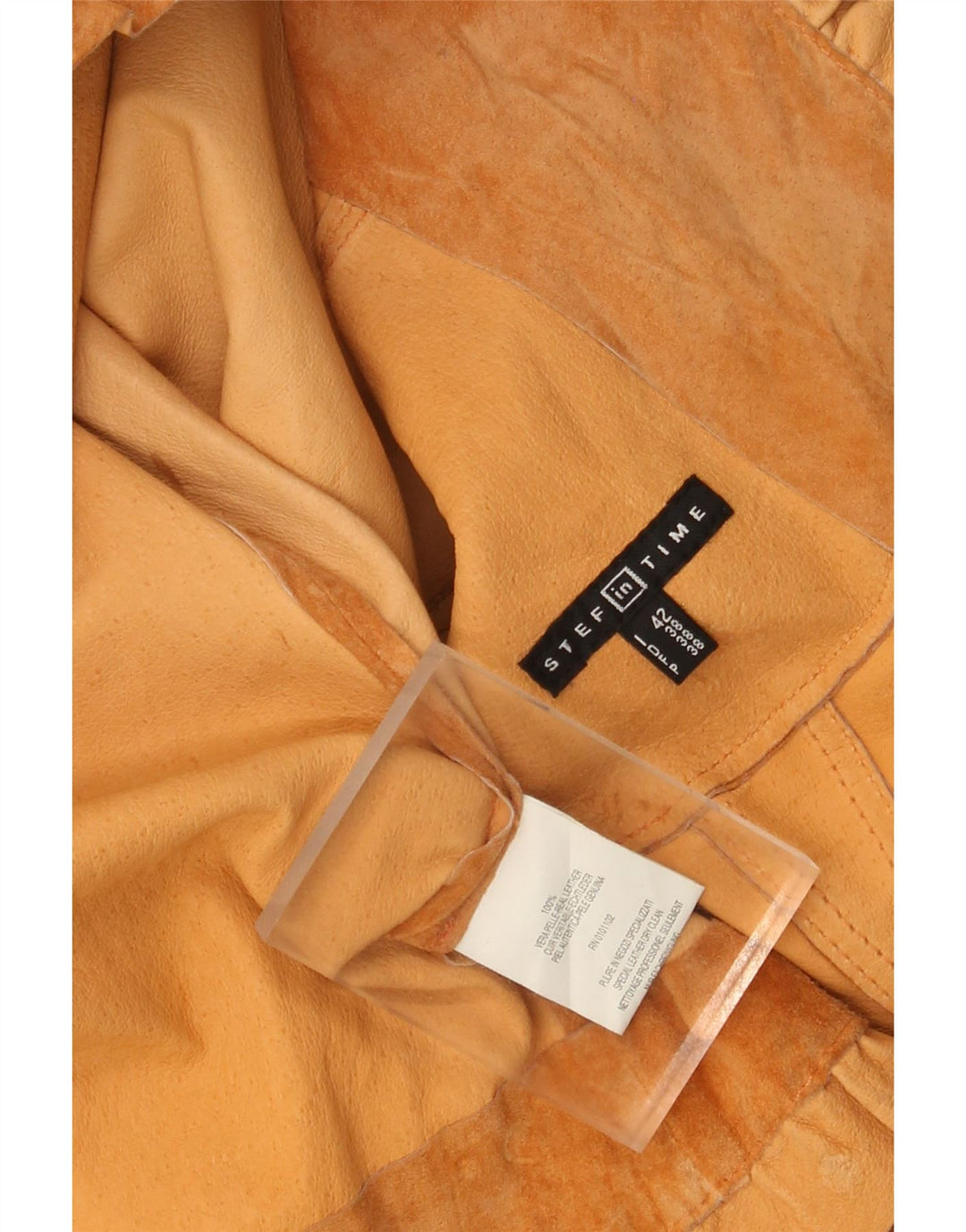 Stef In Time Veste En Daim Femme IT 42 Cuir Beige Moyen