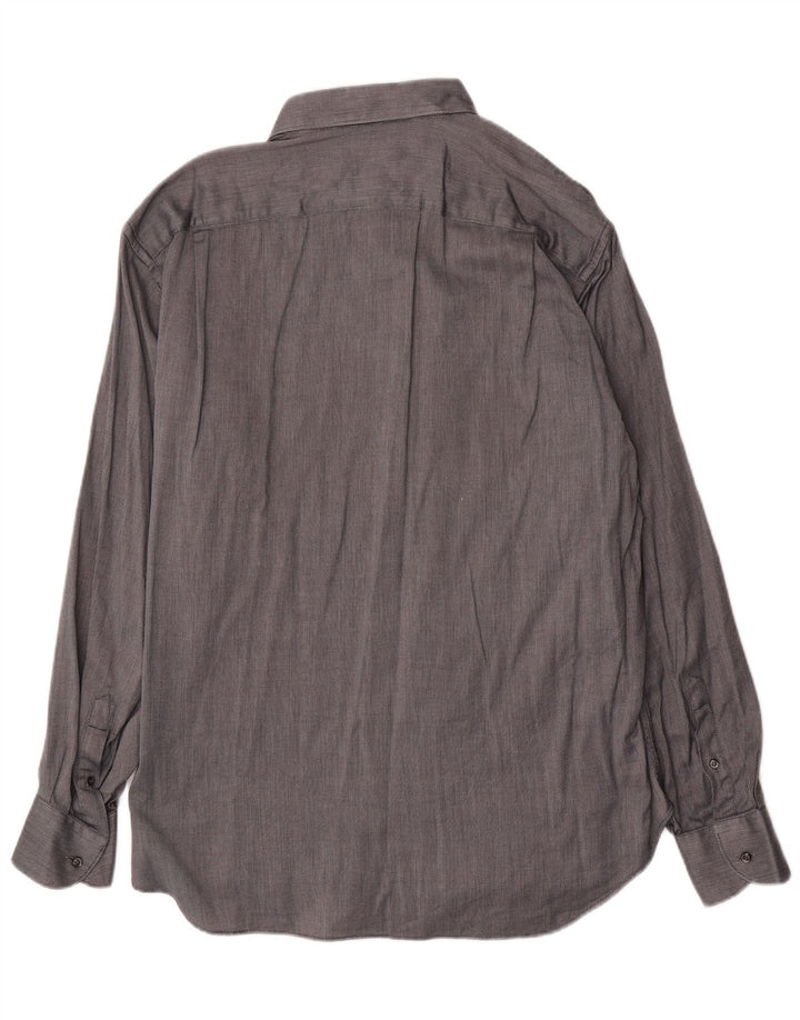 CERRUTI 1881 Chemise Homme Taille 18 2XL Gris Coton