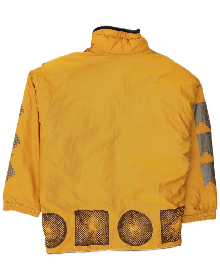 Tokka Tribe Veste coupe-vent pour homme UK 38 Jaune moyen géométrique