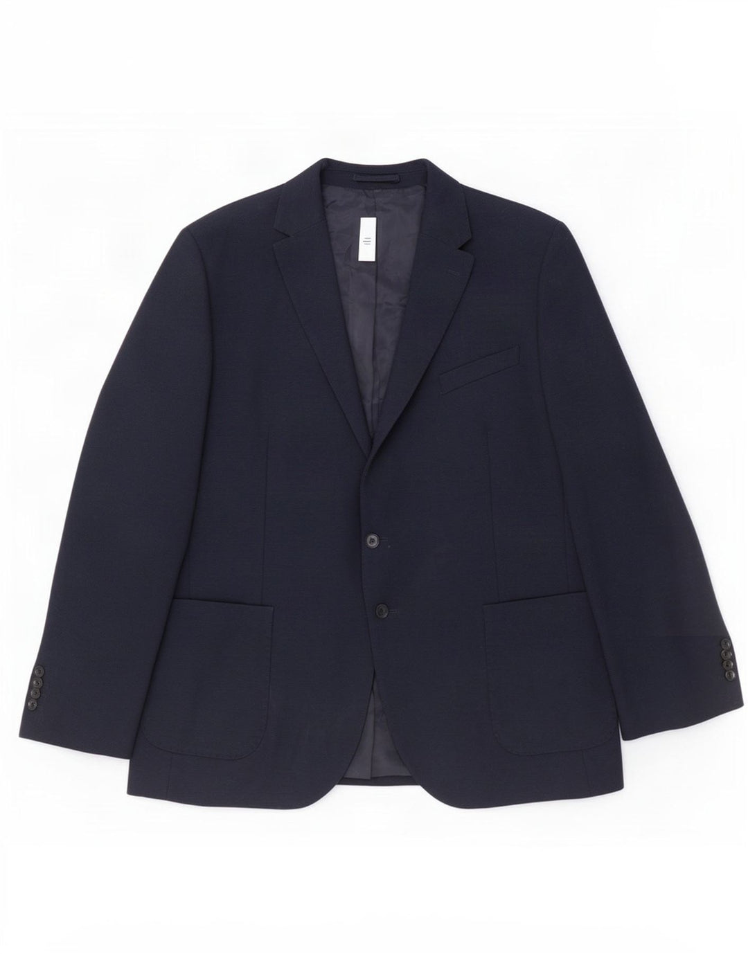 Marks & Spencer Veste blazer à 2 boutons pour homme UK 48 4XL Bleu marine Polyamide