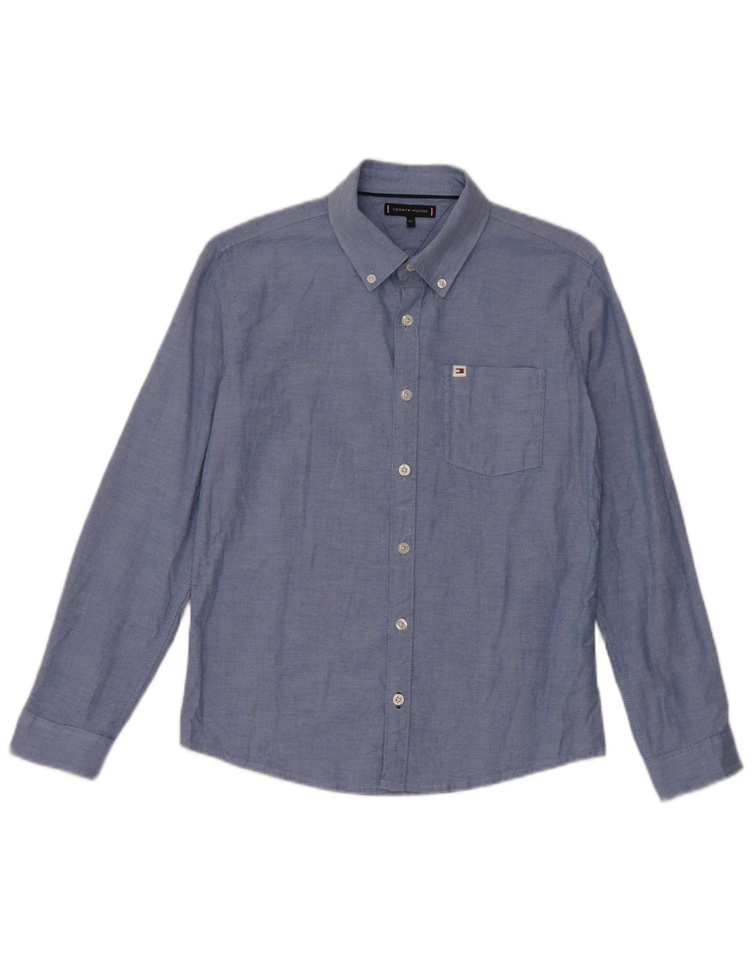 Tommy Hilfiger Chemise Garçon 11-12 ans Bleu Coton