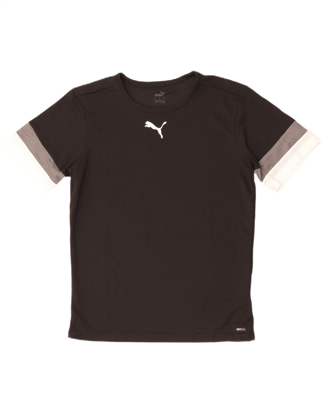 Puma T-Shirt Homme Noir Moyen Polyester Colorblock