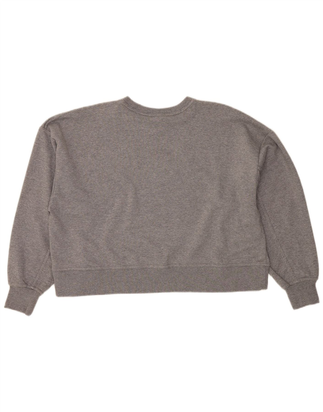 NIKE Sweat-shirt court graphique surdimensionné pour femme UK 16 Grand Gris