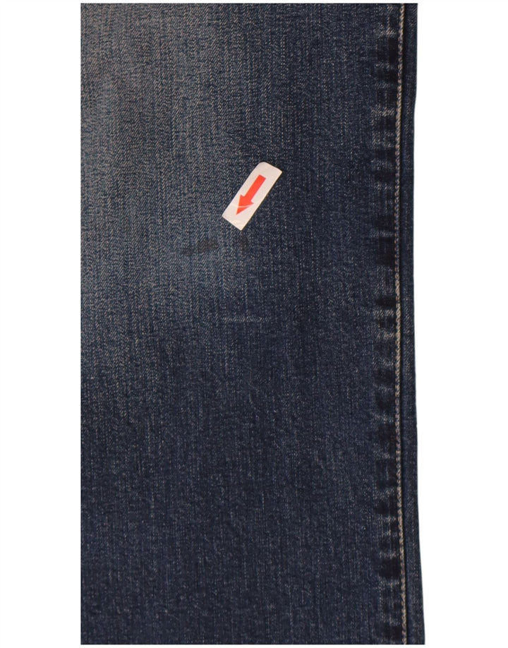 Armani Femme Jean Droit W29 L29 Bleu Coton