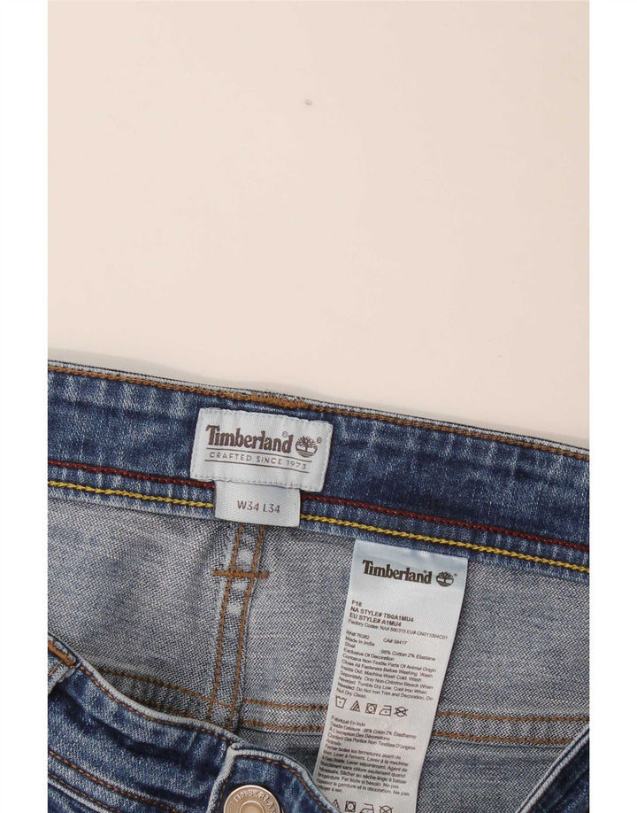 Timberland Jean Slim Homme W34 L34 Bleu Coton