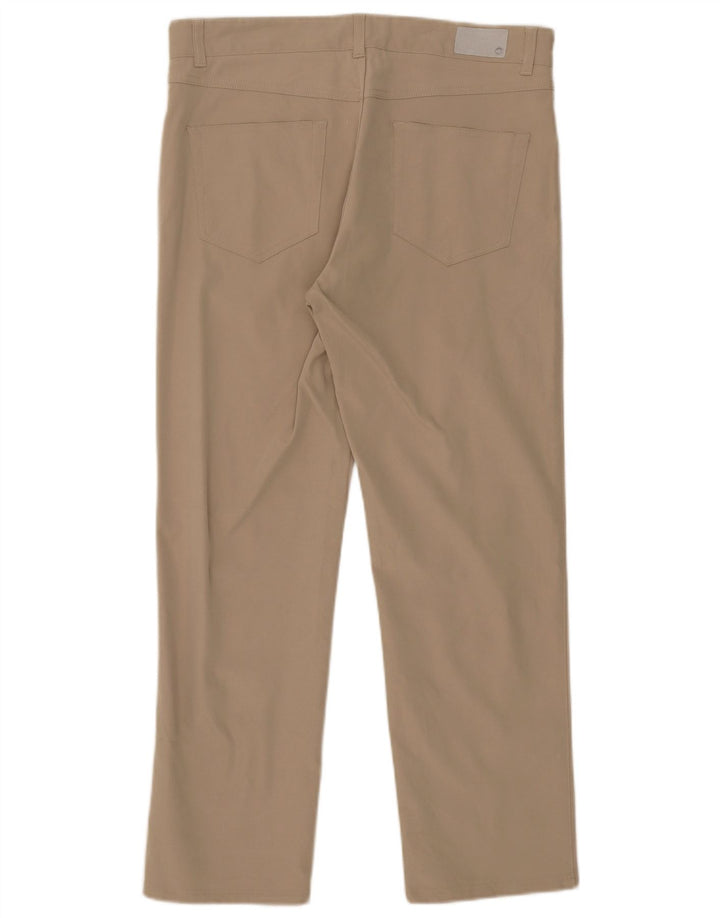 Peter Millar Pantalon décontracté droit pour homme W34 L28 Beige Polyester