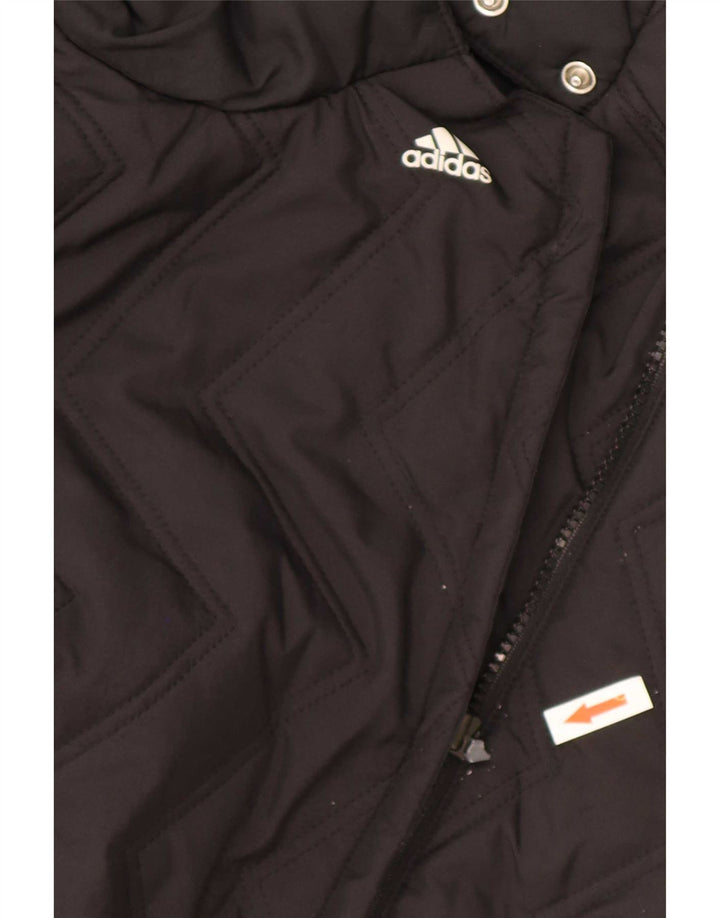 Adidas Gilet matelassé pour femme UK 20 2XL Noir Polyester