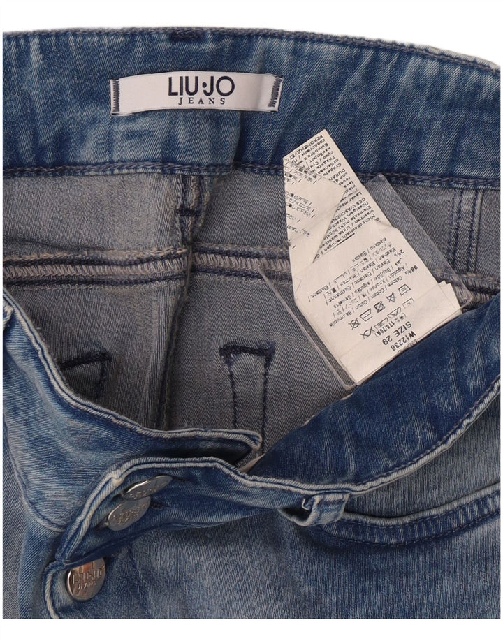 Liu Jo Jean Slim Femme W29 L29 Bleu Coton Classique