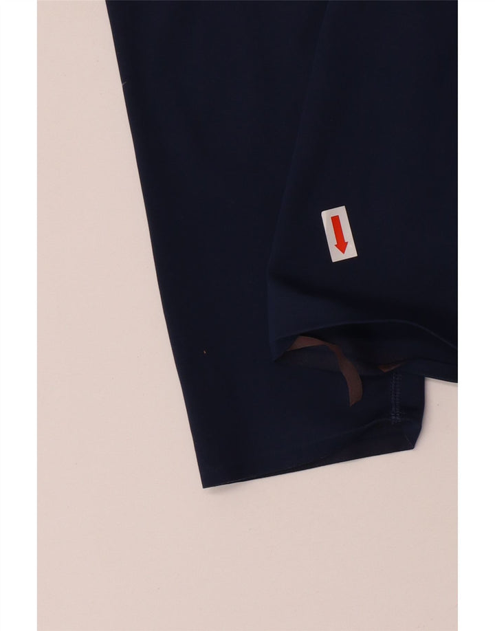 NIKE Legging Dri Fit pour femme UK 10 Small Bleu marine Polyester