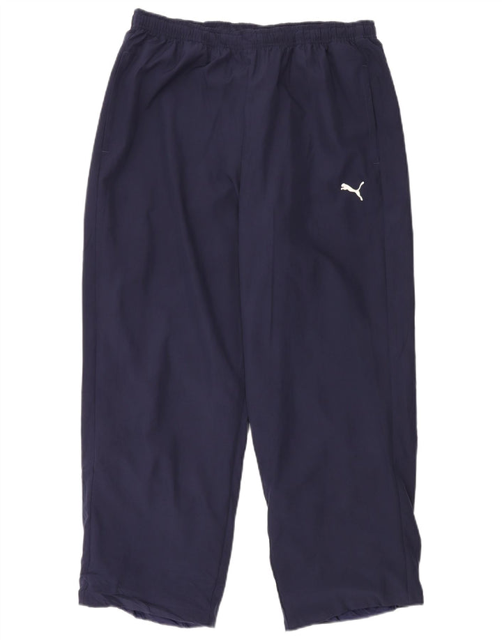 PUMA Pantalon de survêtement pour homme Large Bleu marine Polyester
