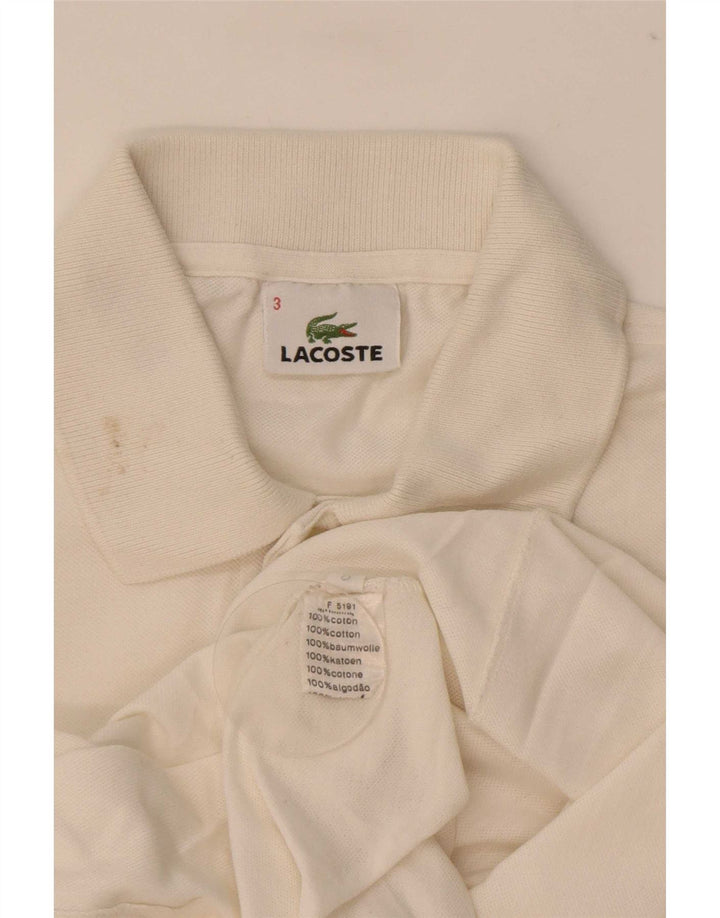 Lacoste Polo Homme Taille 3 Petit Coton Blanc