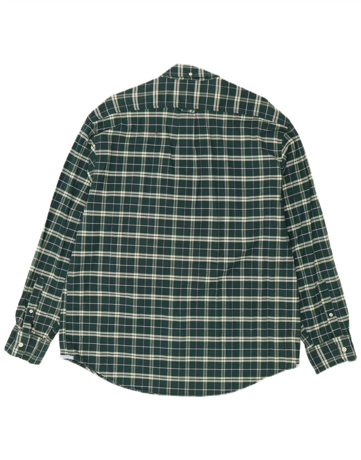 Izod Chemise Stretch Homme XL Vert Carreaux Coton
